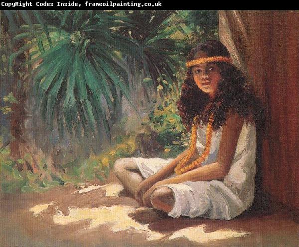 Helen Thomas Dranga Portrait of a Polynesian Girl